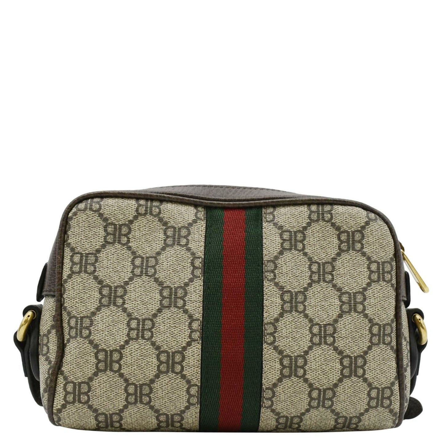 Gucci The Hacker Project Web Bb Supreme Camera Beige Shoulder Bag