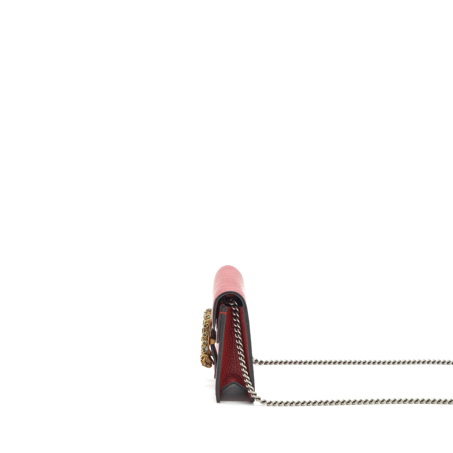 Gucci Dionysus Super Bag Shw Leather Red Travel Bag