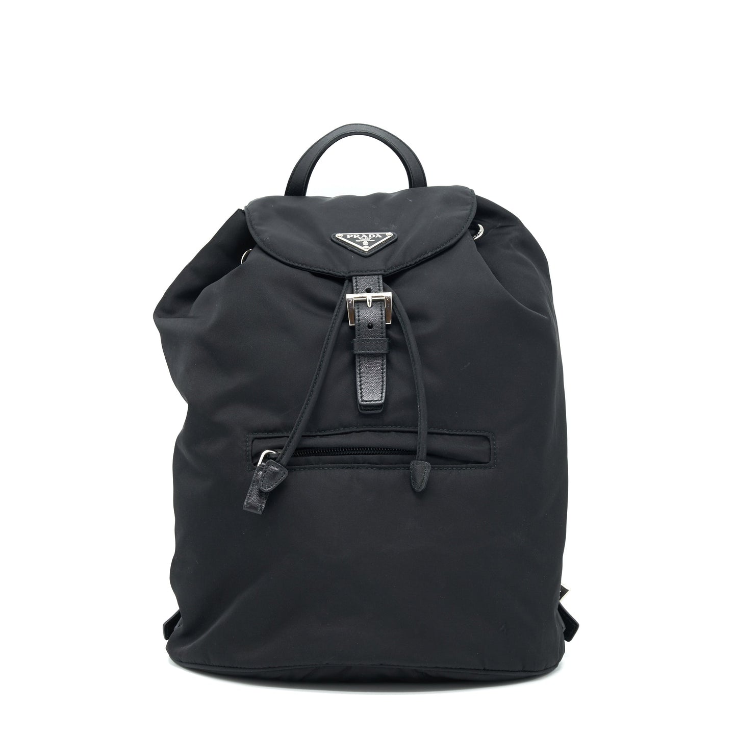 Prada Backpack Handbag Nylon Black