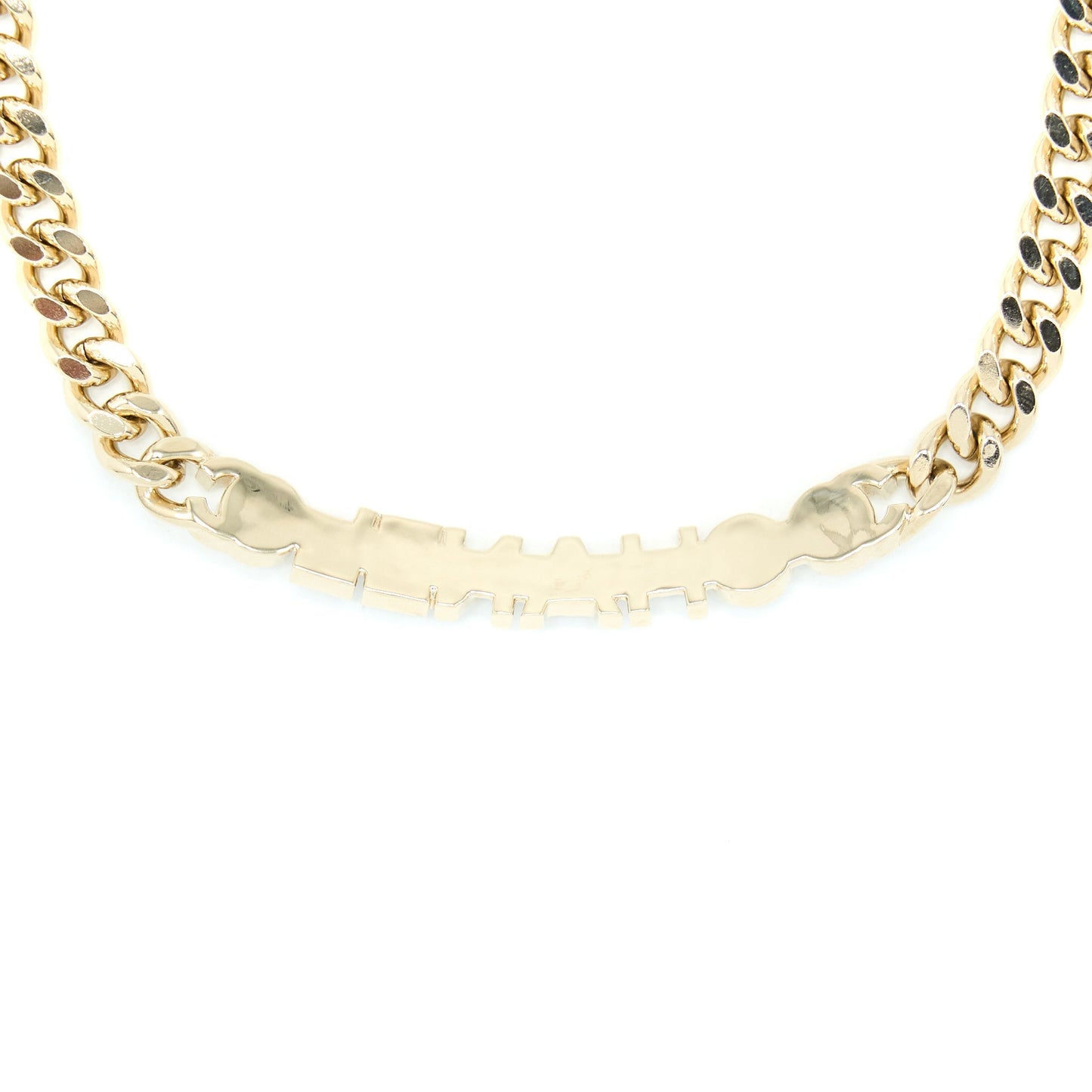 Chanel Letter CC Logo Choker Enamel Light Gold Handbag