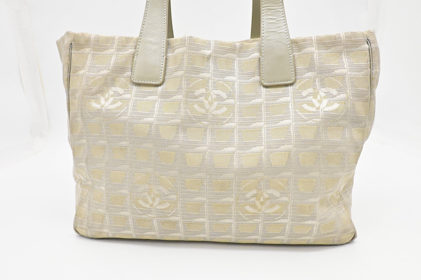 Chanel New Line Champagne Canvas Travel Bag
