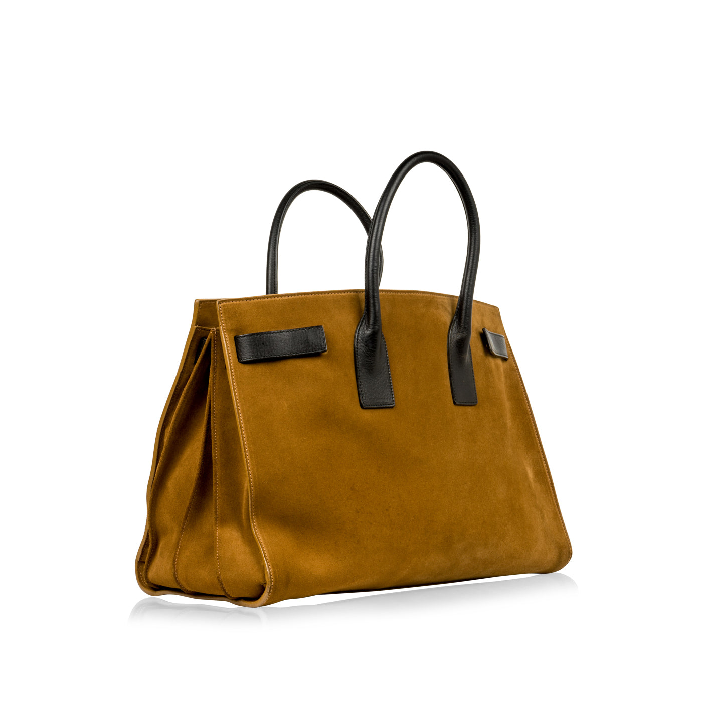 YSL Saint Laurent Sac De Jour Shoulder Bag Suede