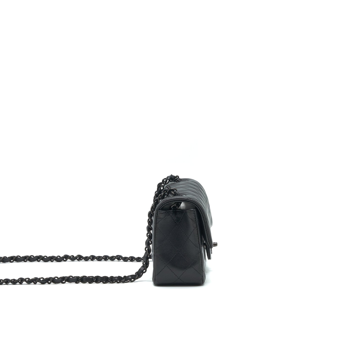 Chanel Rectangular Lambskin so Black Mini Bag