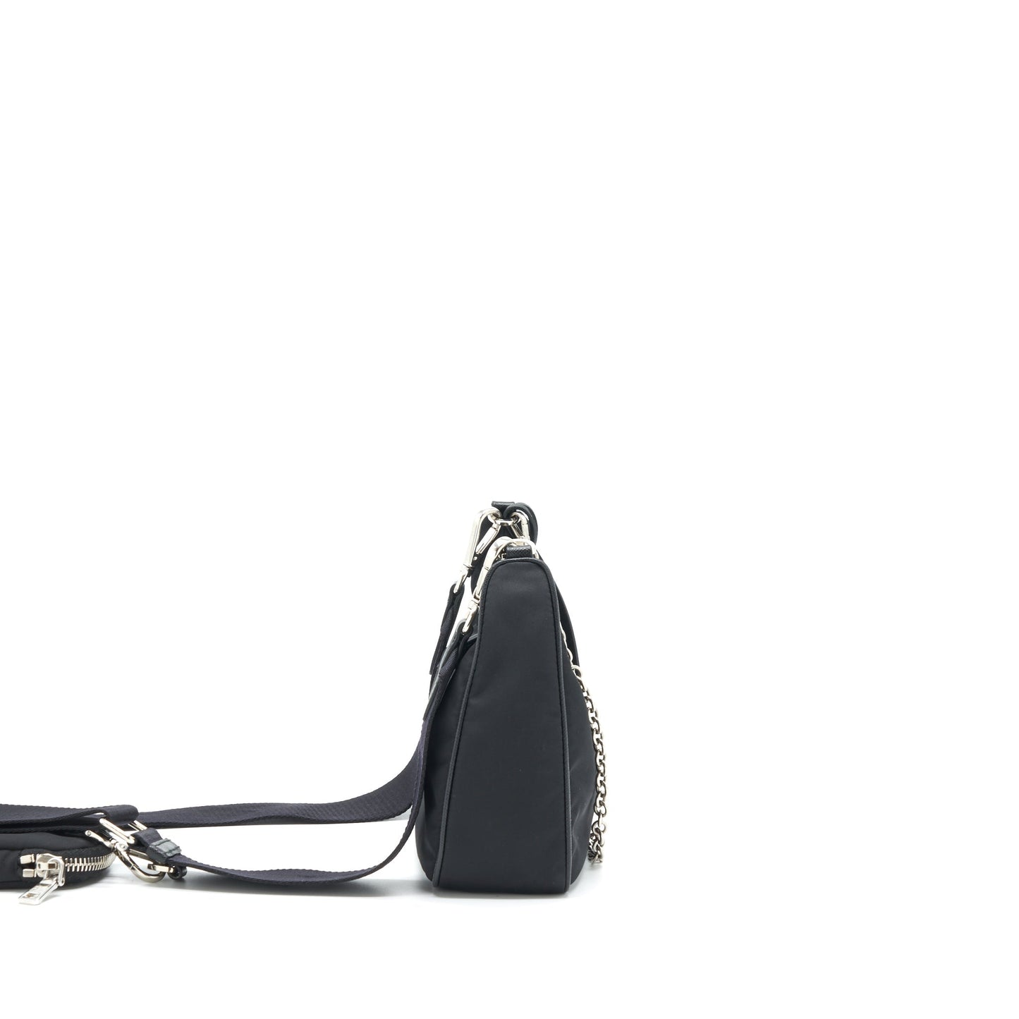 Prada Re Edition Purse Handbag Nylon Black Travel Bag Black Handbag