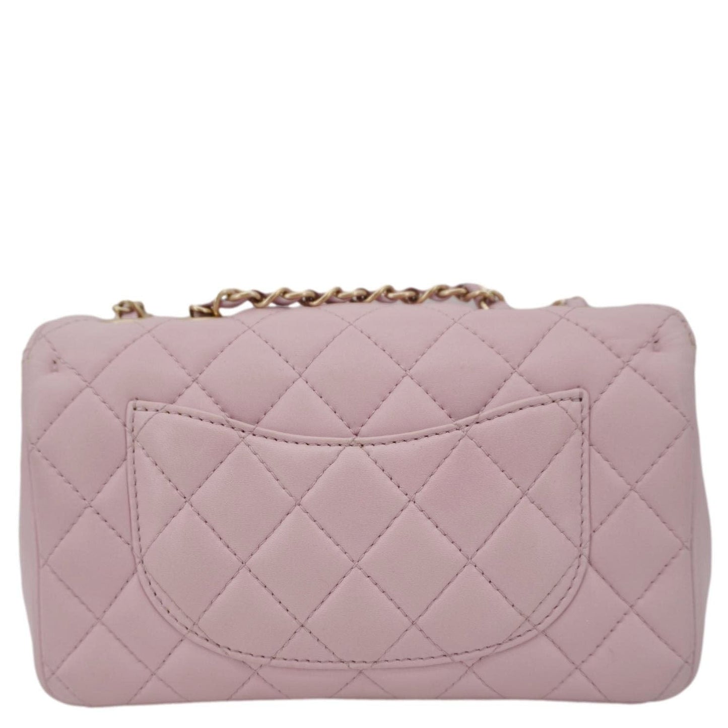 Chanel Mademoiselle Chic Flap Quilted Leather Lambskin Pink Travel Bag