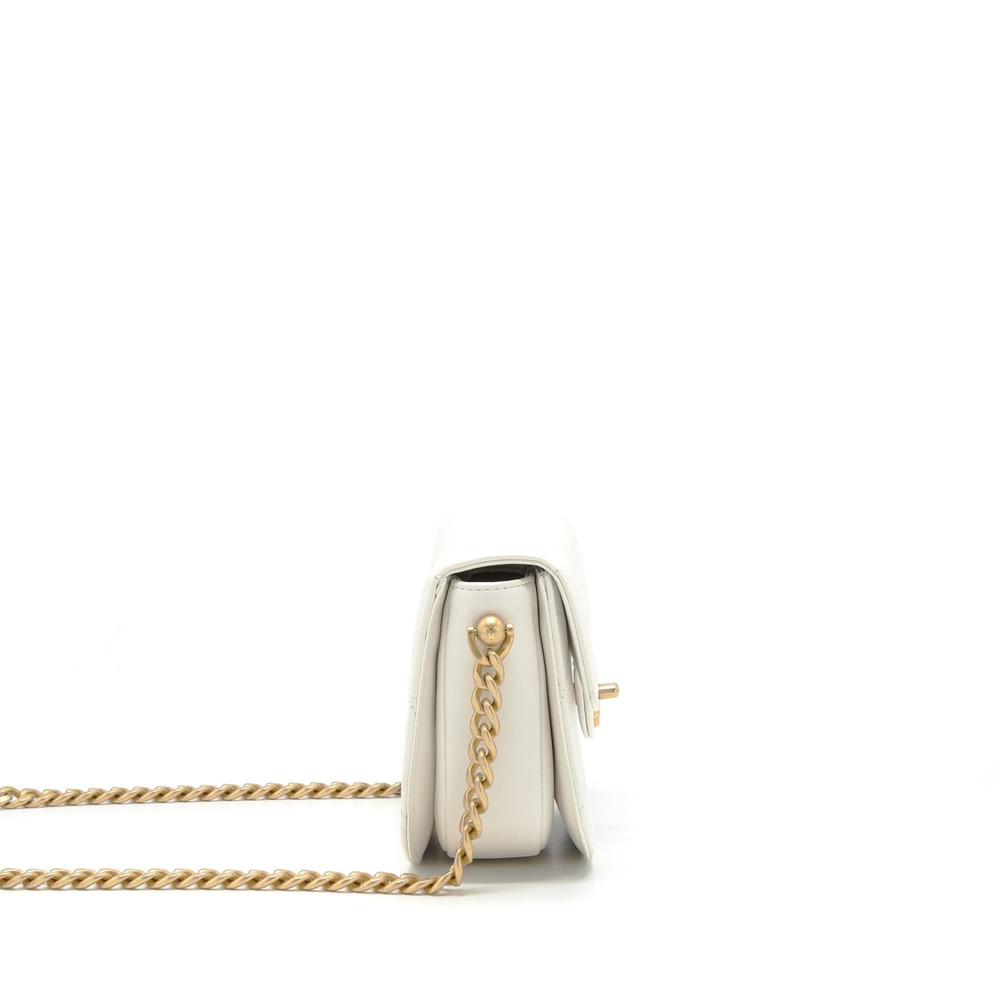 Chanel Seasonal Flap Lambskin Cream GHW Crossbody Bag