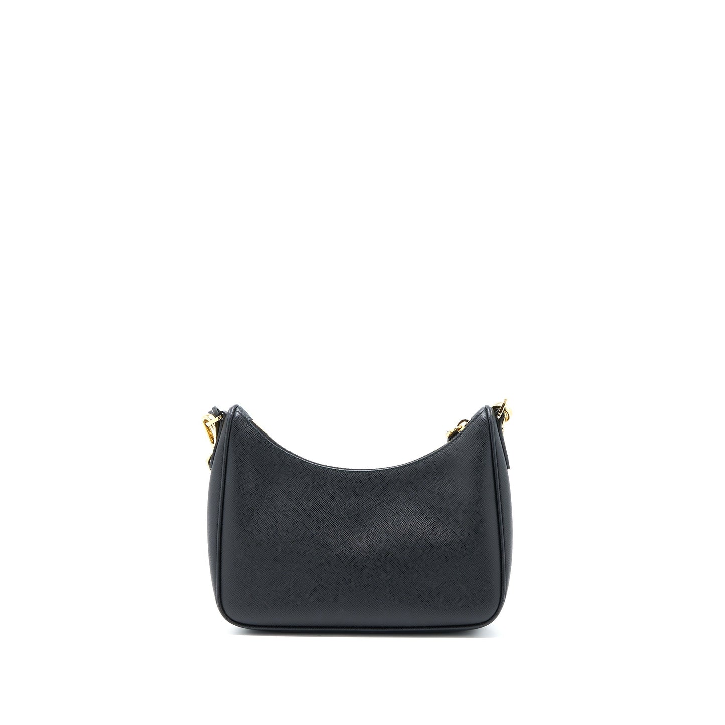 Prada Re Edition Saffiano Handbag Black Travel Bag