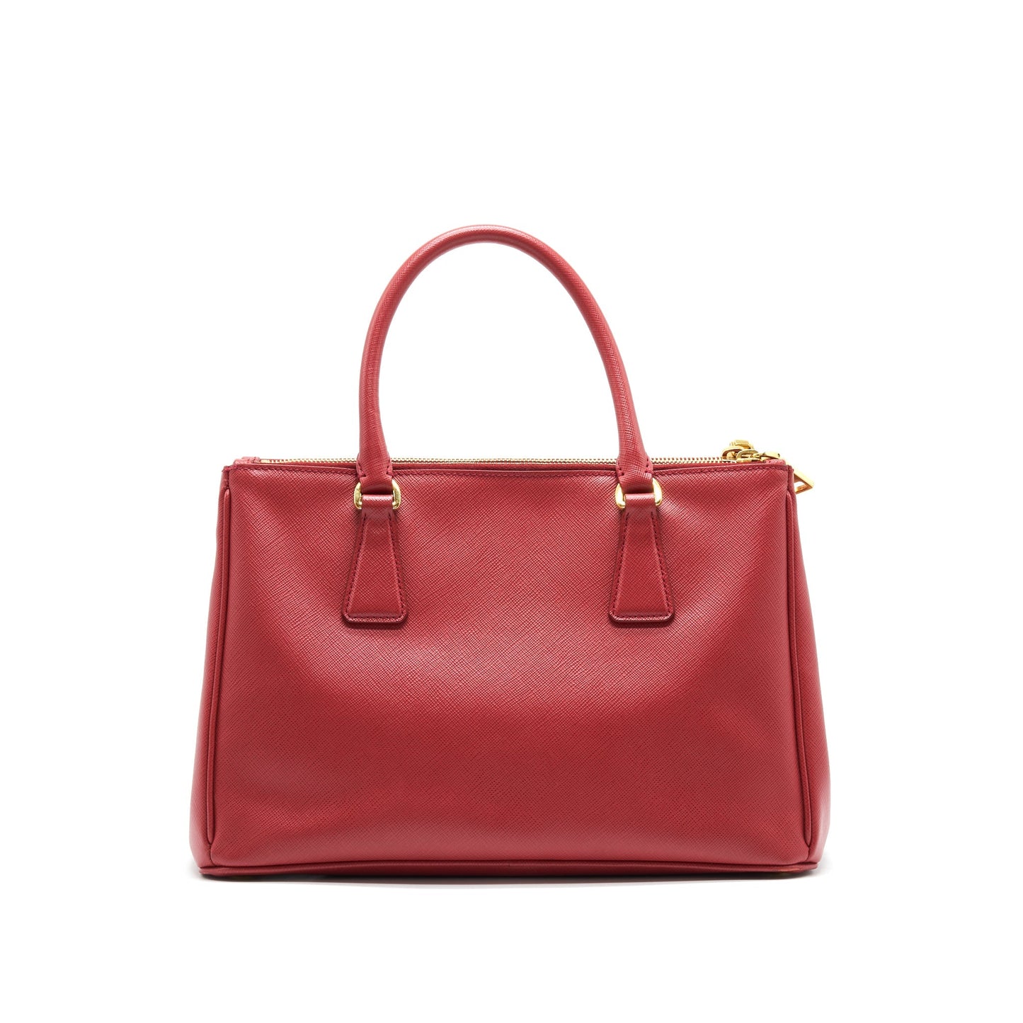 Prada Saffiano Tote Purse With Handbag Red Tote Bag