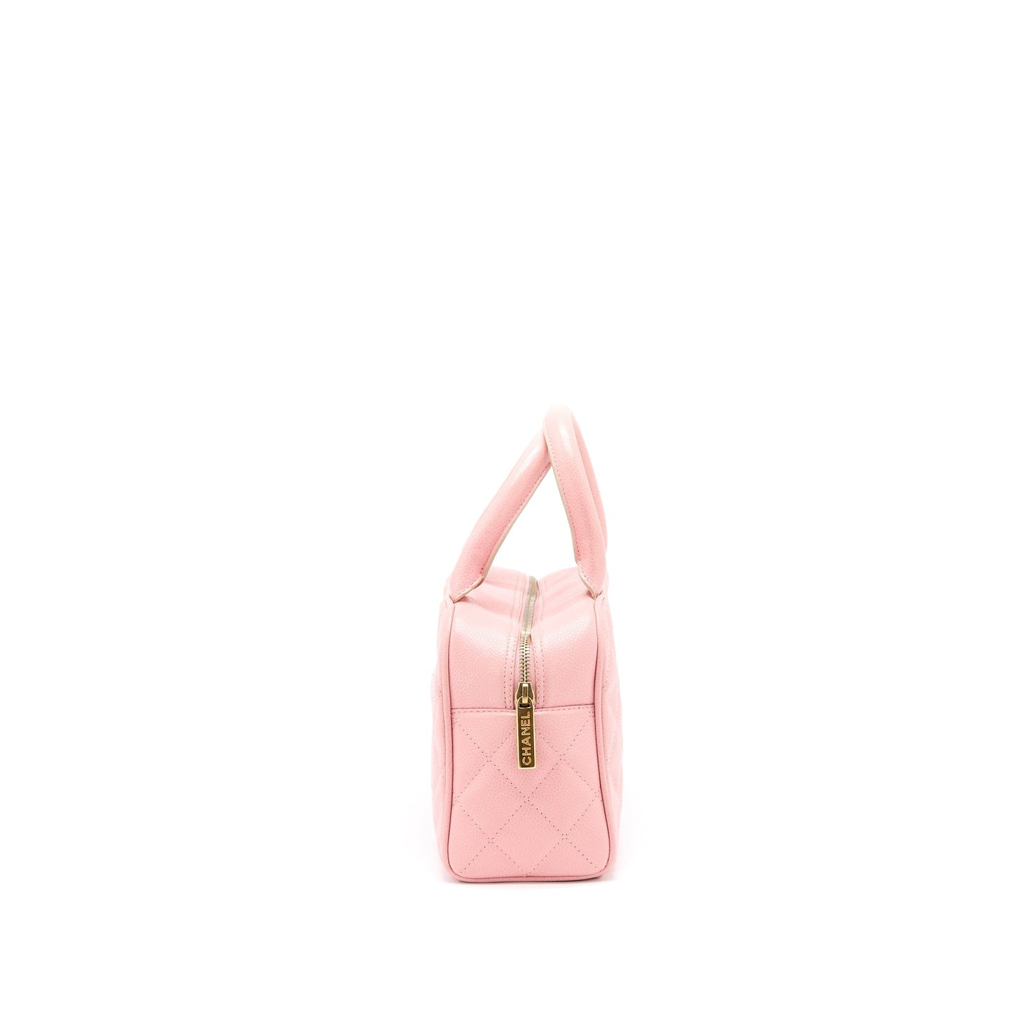 Chanel Bowling Caviar Light LGHW Pink Handbag