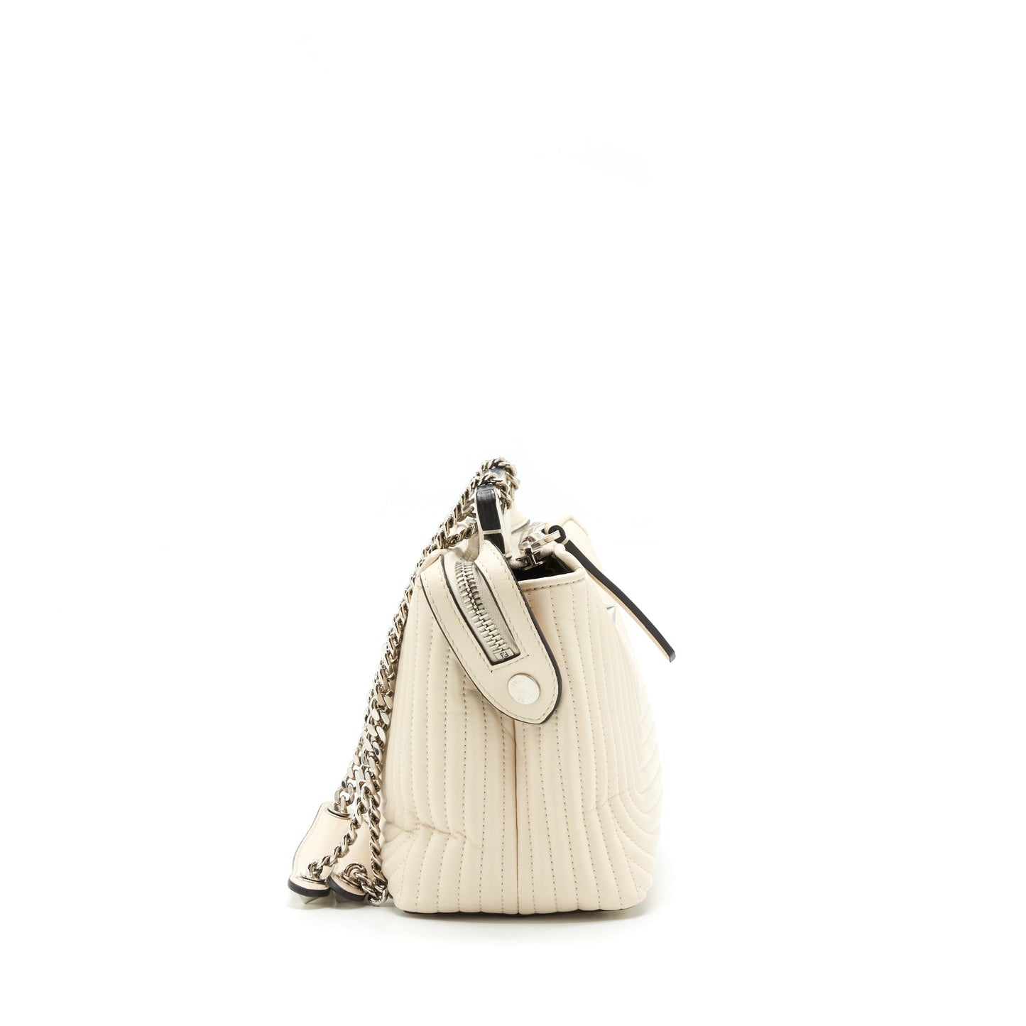 Fendi Dot Com Purse White Travel Bag