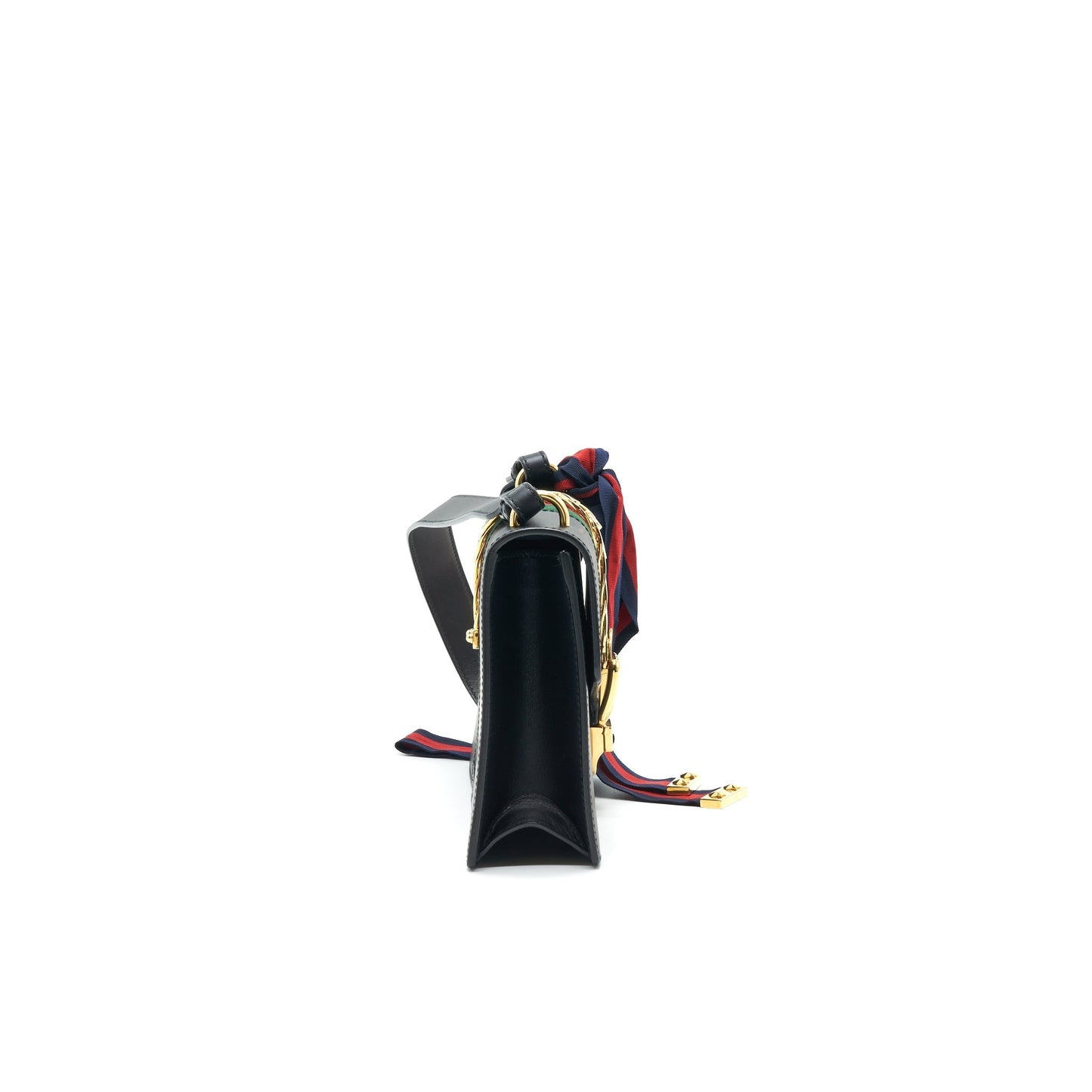Gucci Sylvia Bag Leather Black Travel Bag