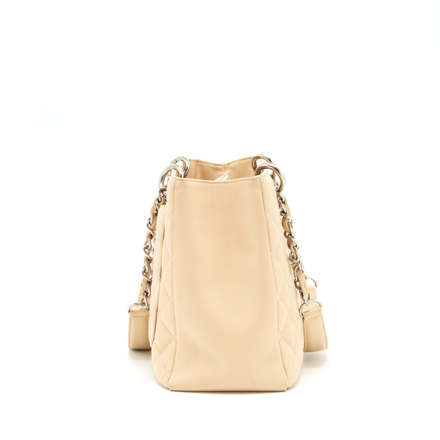 Chanel Grand Shopping Caviar SHW Beige Tote Bag