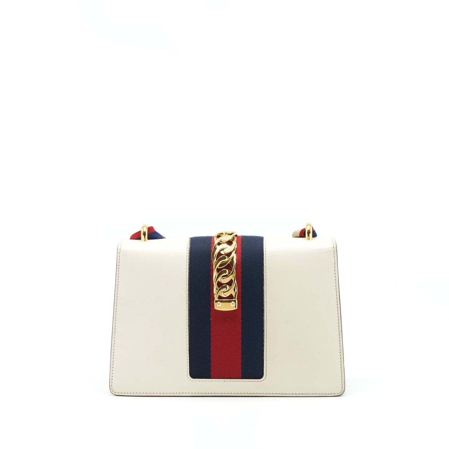 Gucci Sylvie Bag White Small Travel Bag White Lghw