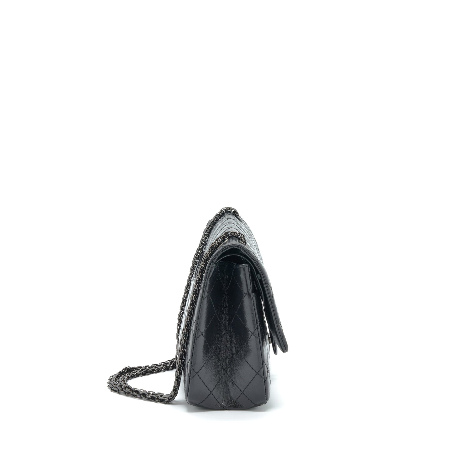 Chanel 2.55 226 Reissue Aged Calfskin So Black Handbag
