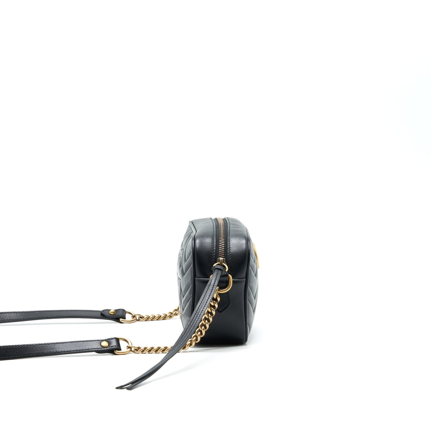 Gucci Marmont Camera Bag Black Travel Bag