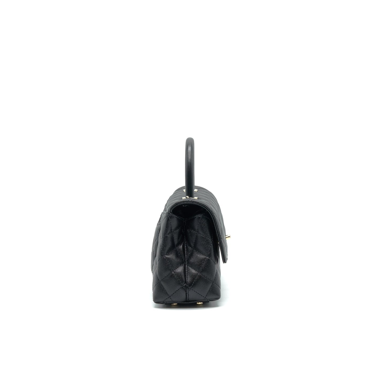 Chanel 21K Coco Handle 24cm Caviar LGHW Black Small Handbag Lghw 1