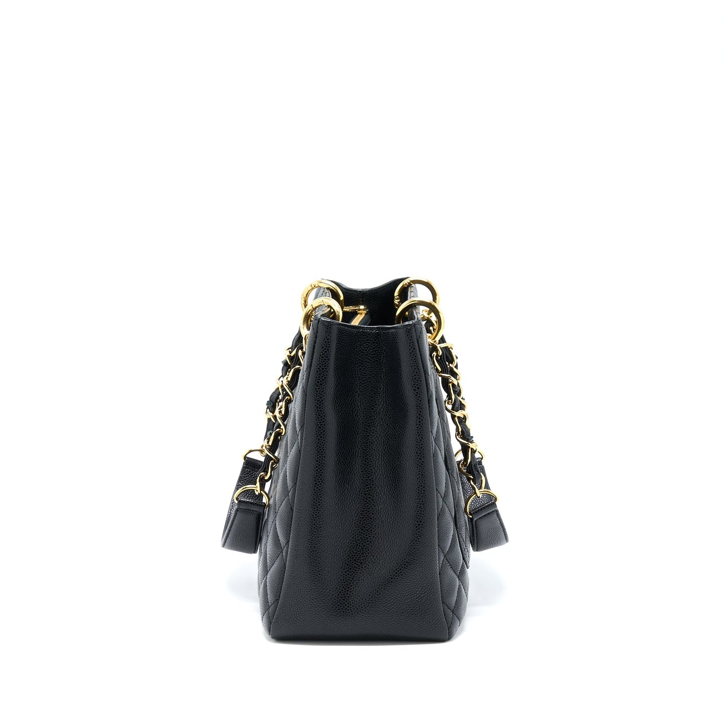 Chanel Grand Shopping Caviar GHW Black Tote Bag Ghw 3