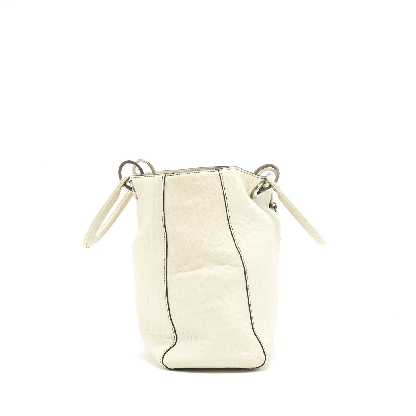 Dior issimo Tote Purse Multicolour Hardware Handbag White Tote Bag