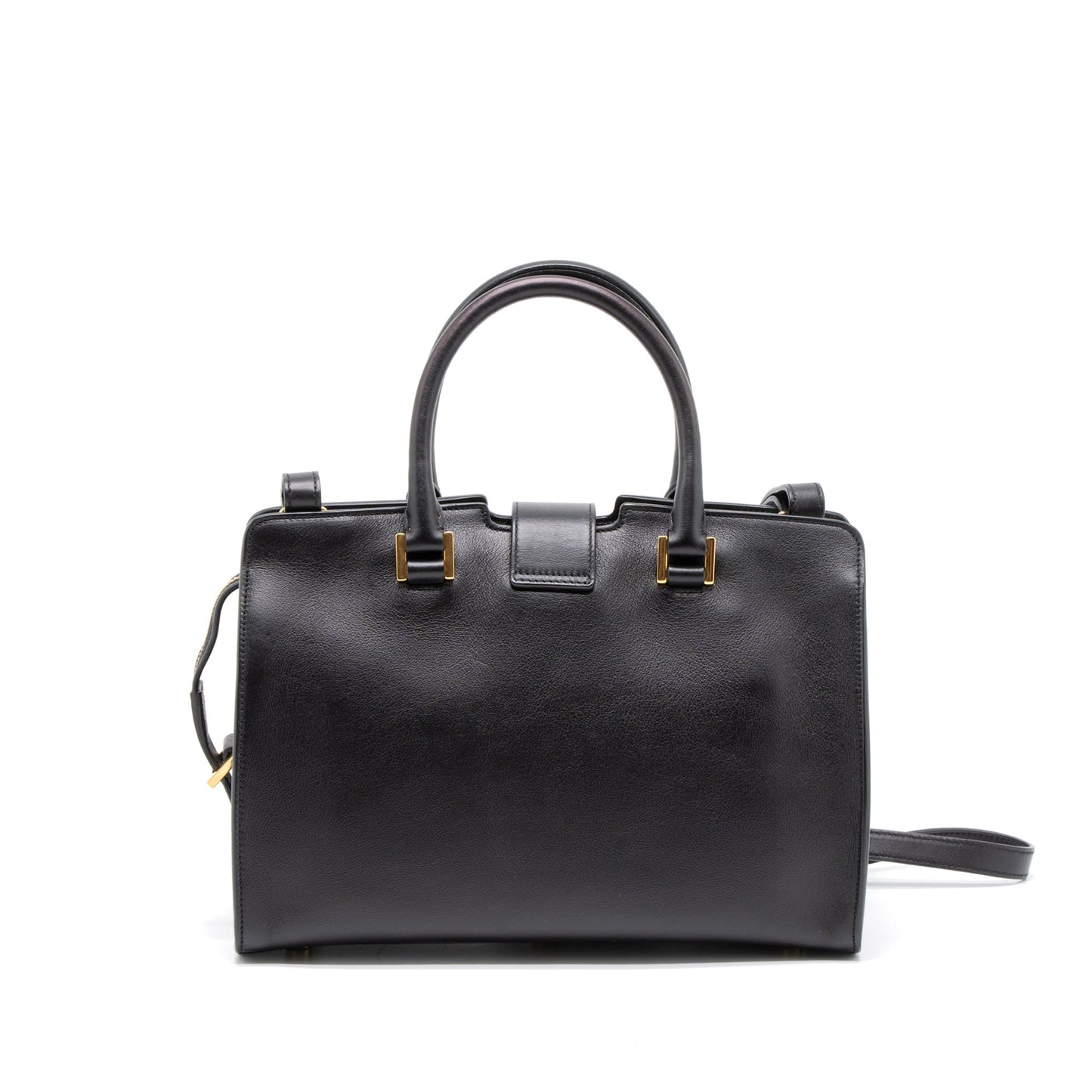 YSL Saint Laurent Saint Laurent Cabas Tote Calfskin Black Tote Bag