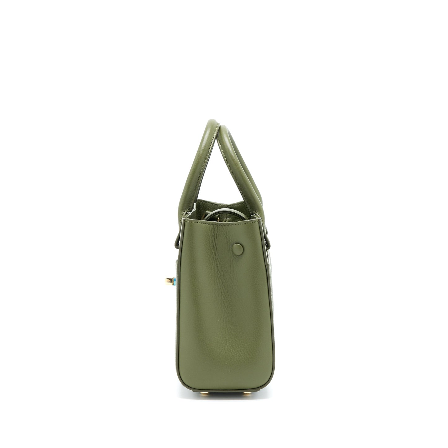 Chanel Top Handle Calfskin LGHW Green Small Tote Bag