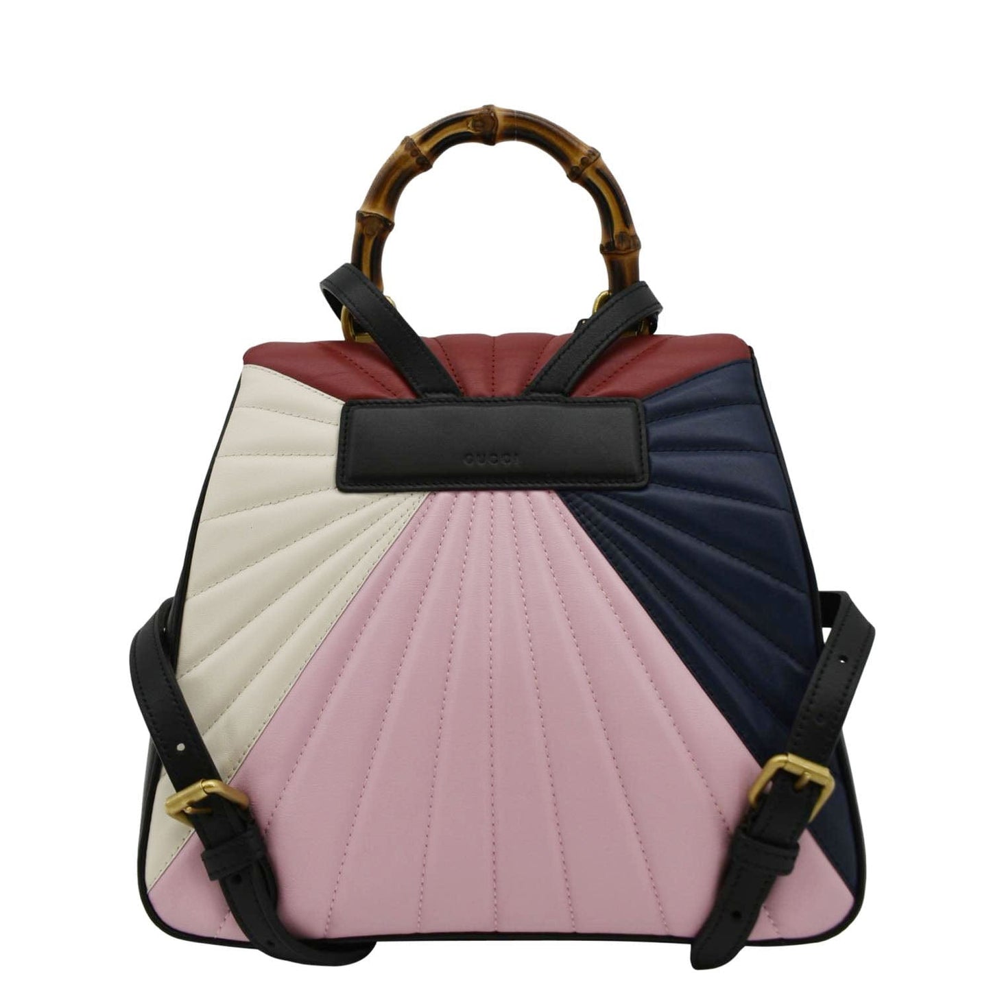 Gucci Queen Margaret Bee Backpack Multicolor Leather Quilted