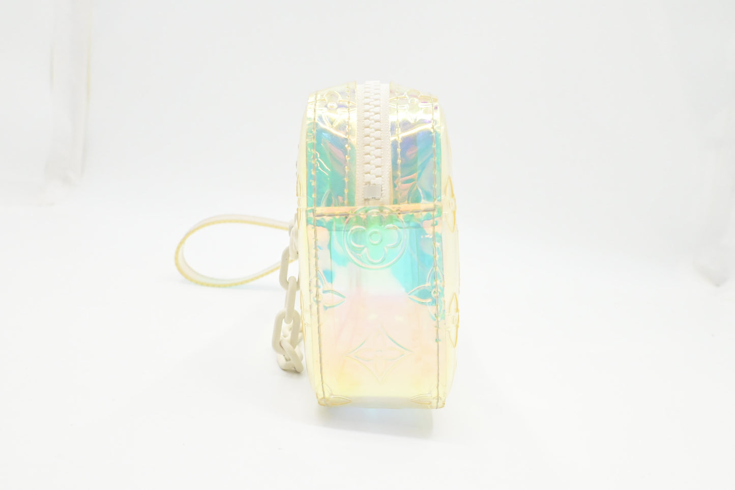 Louis Vuitton Olga Wristlet Prism PVC Handbag