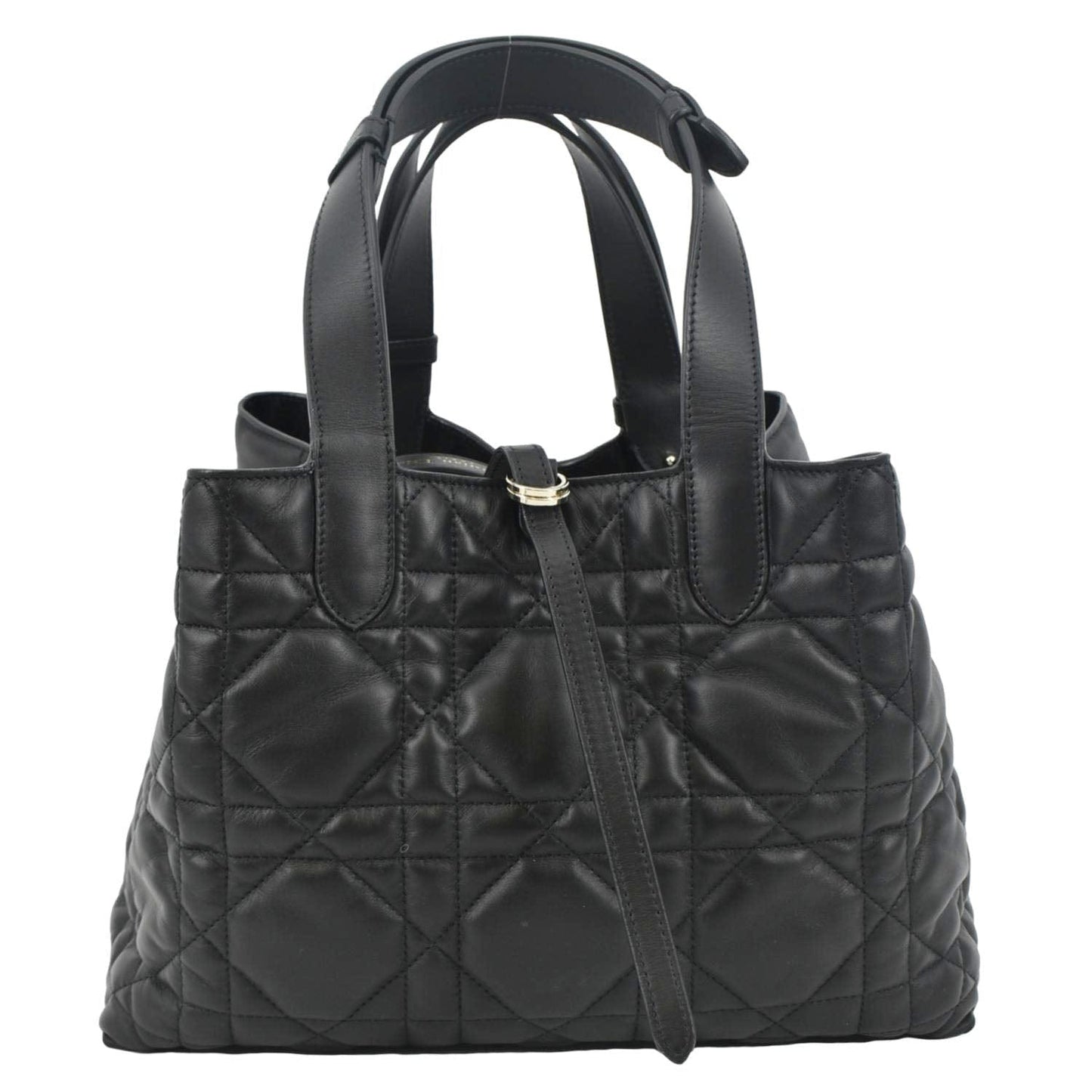 Dior Toujours Shoulder Bag Leather Black