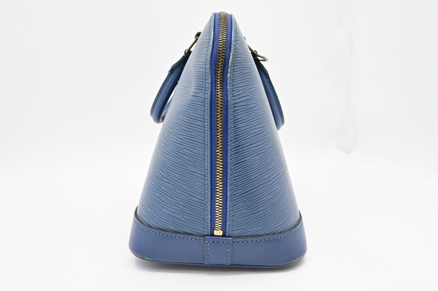 Louis Vuitton Alma PM Epi Leather Blue Handbag