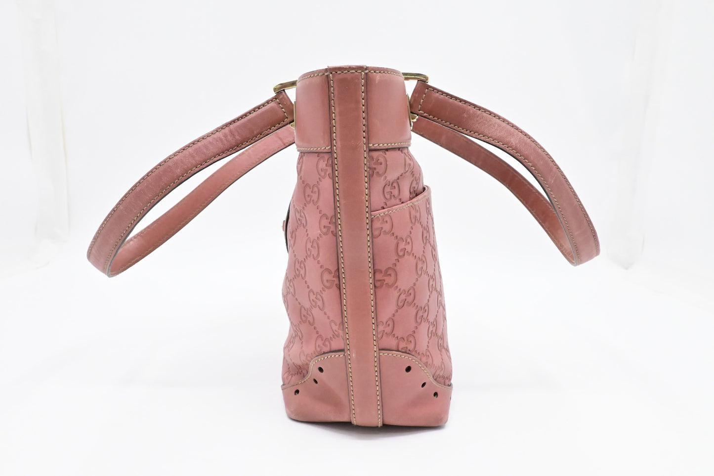 Gucci Hand Guccissima Leather Pink Tote Bag