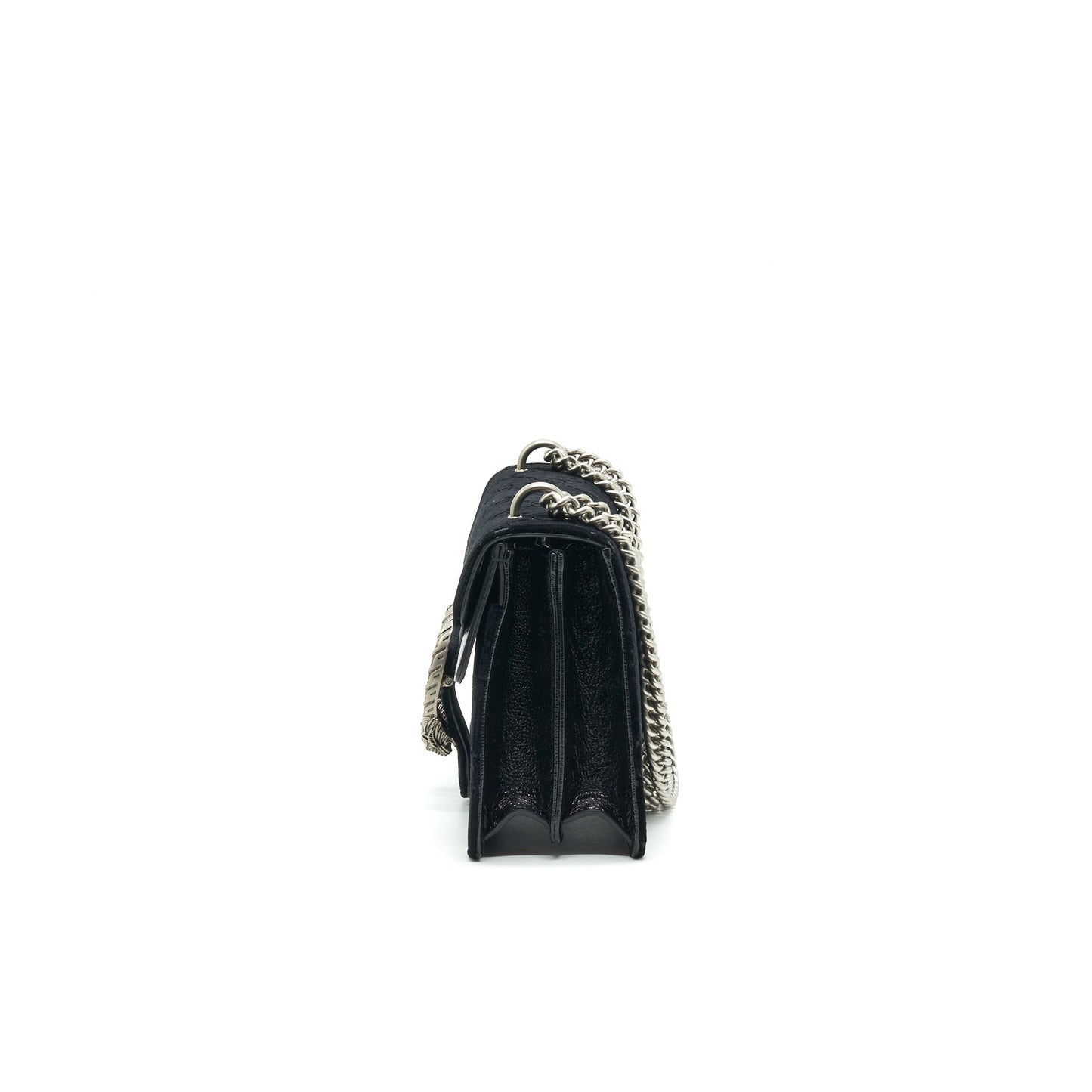 Gucci Dionysus Velvet Shoulder Bag Black Medium