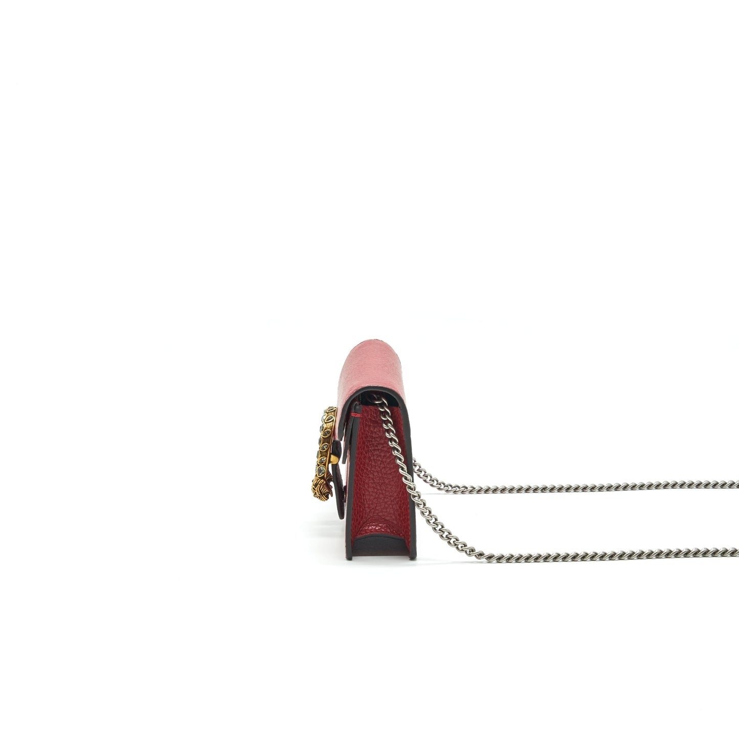 Gucci Dionysus Super Bag Leather Red Travel Bag