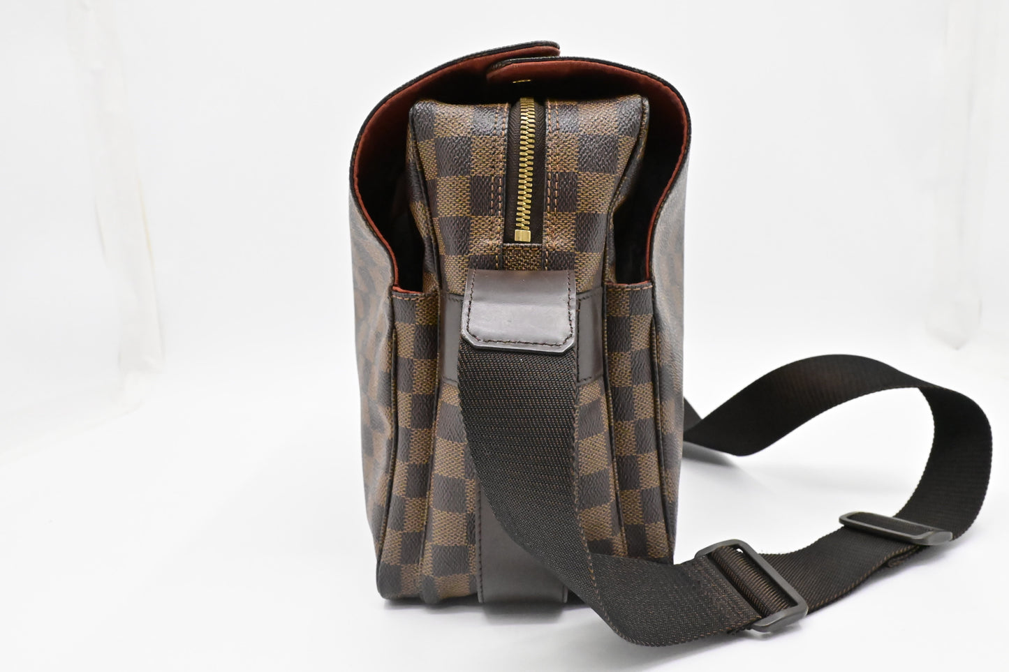 Louis Vuitton Naviglio Ebene Damier Canvas Handbag Canvas 1
