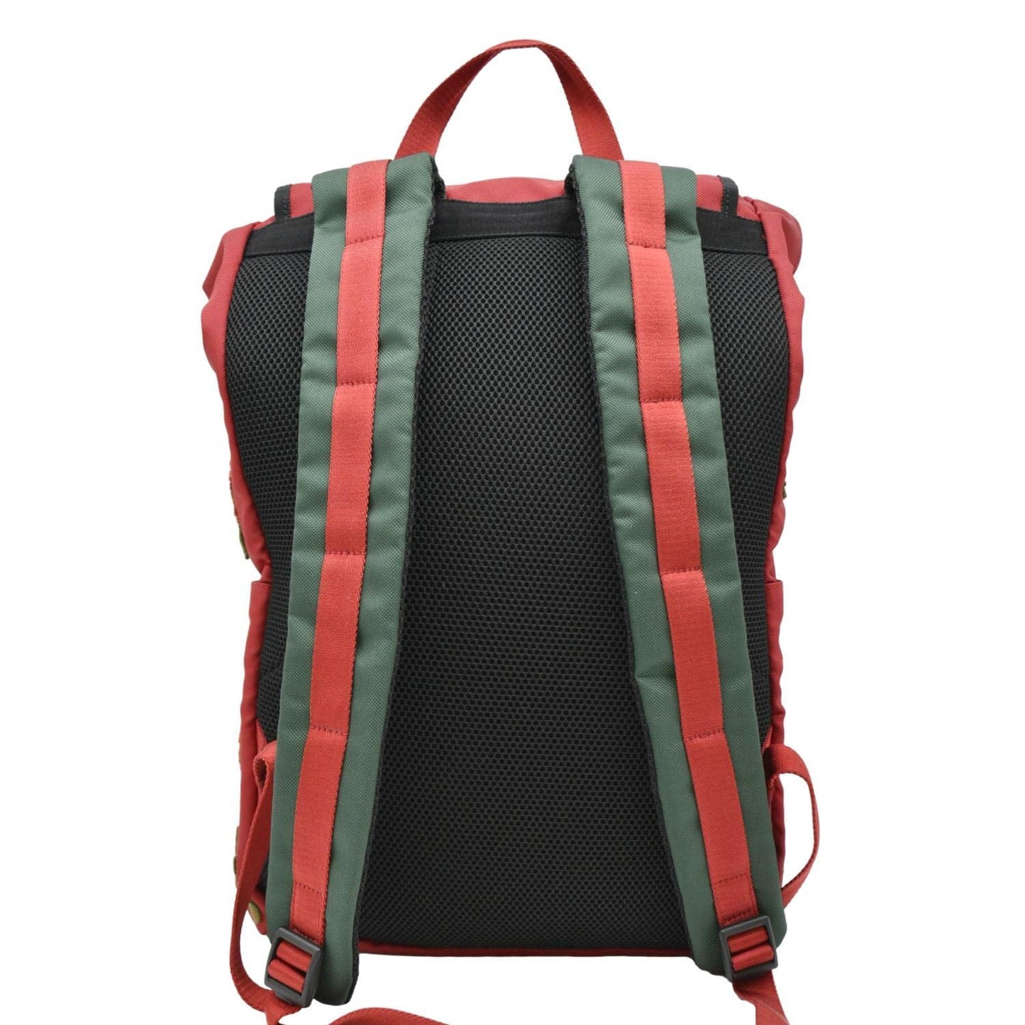 Gucci Techno Embroidered Web Backpack Bag Canvas