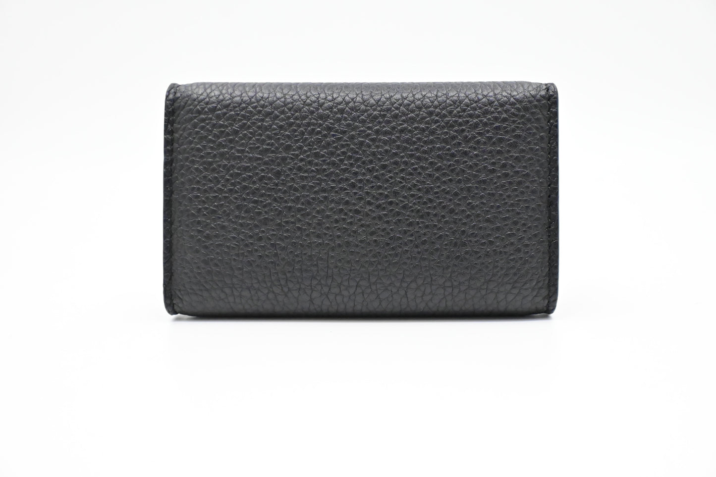Fendi Key Case In Handbag Leather Black Travel Bag