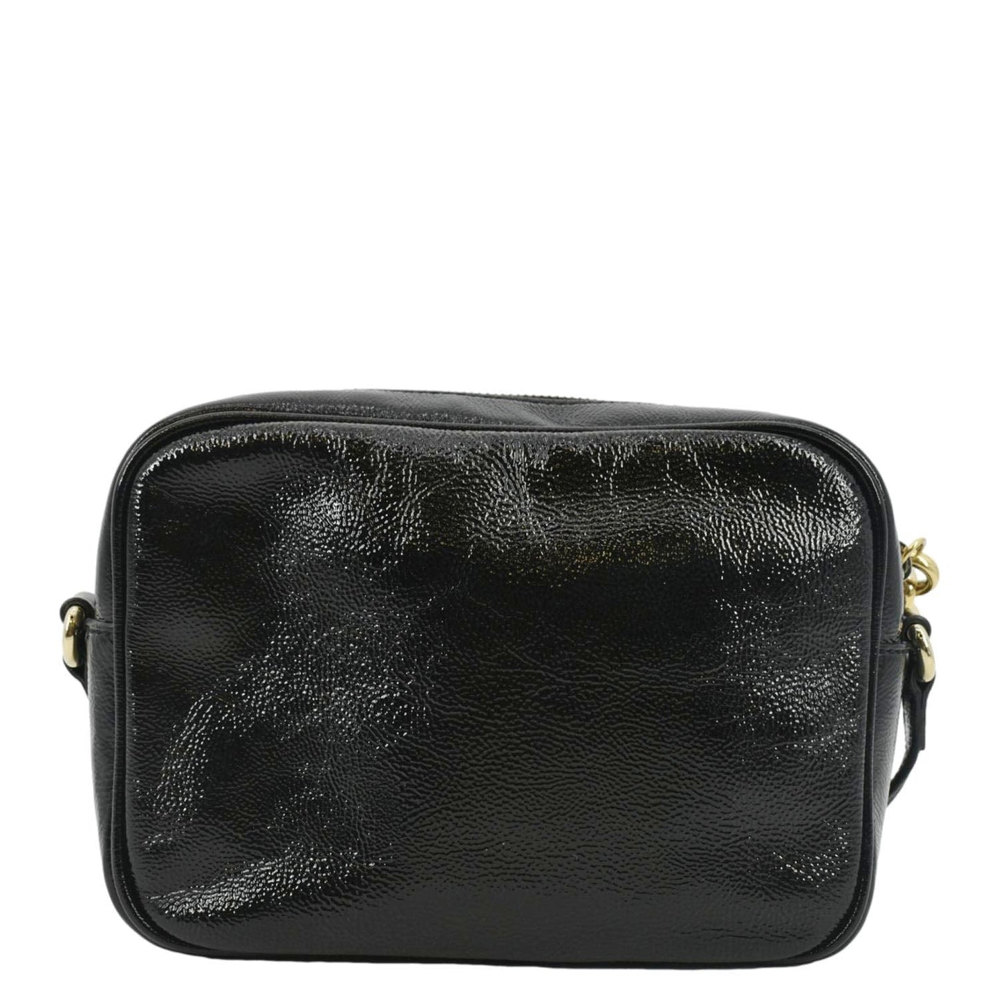 Gucci Soho Disco Patent Crossbody Bag Leather Black