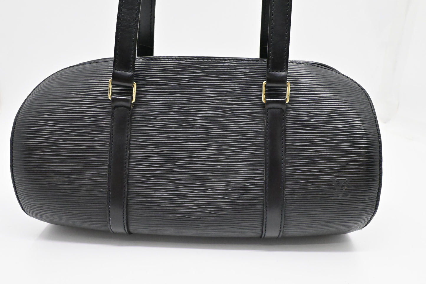 Louis Vuitton Soufflot Black Leather Epi Handbag