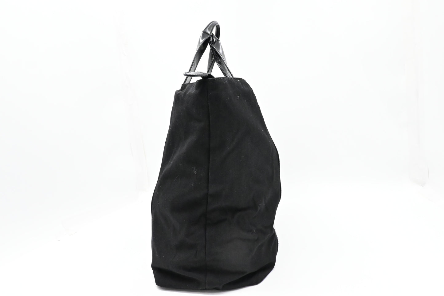 Gucci & Leather Canvas Black Tote Bag