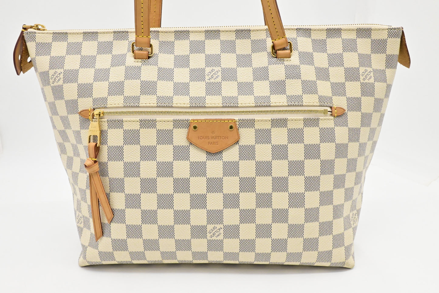 Louis Vuitton Lena MM Damier Azur Canvas Handbag