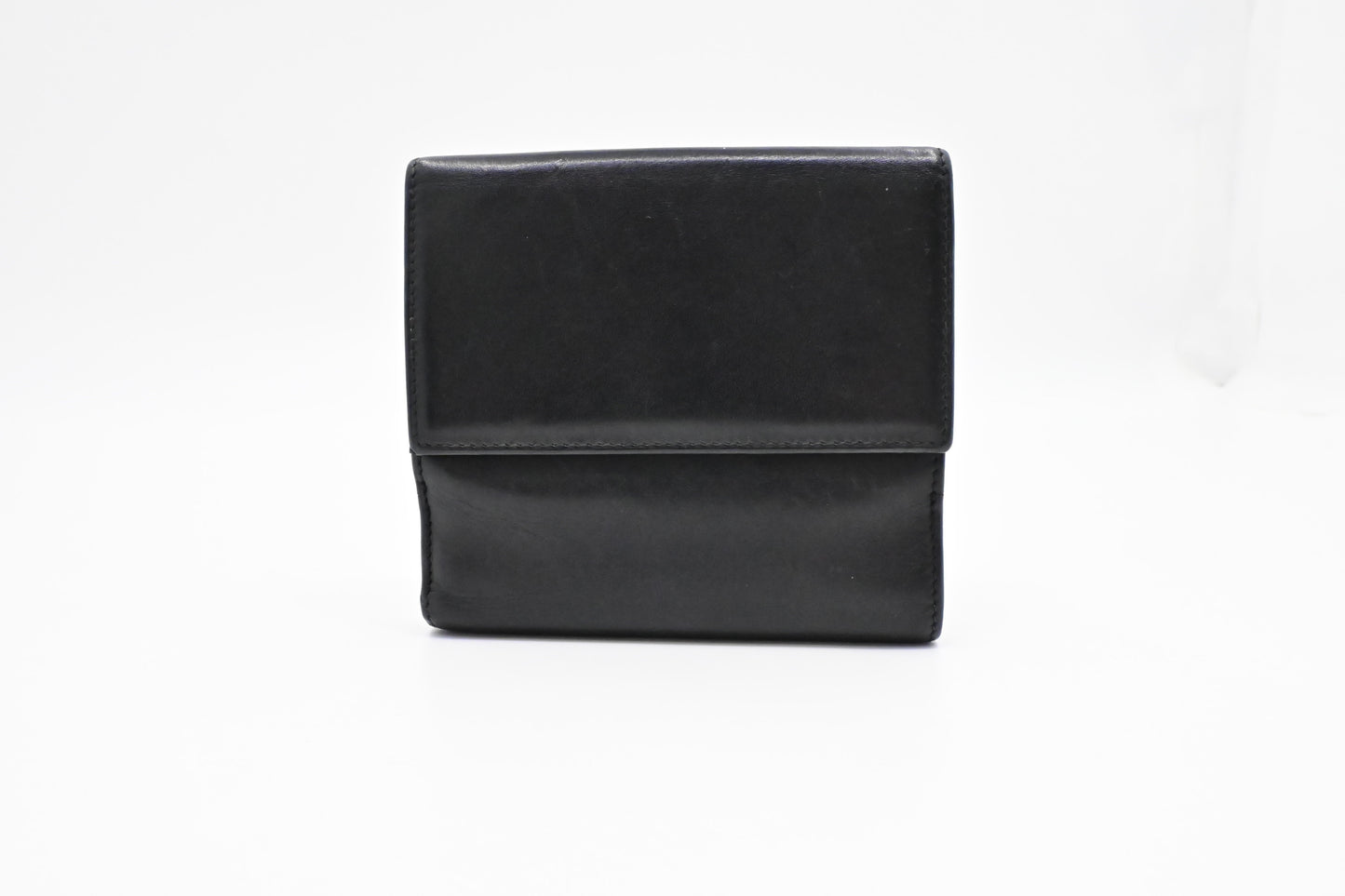 Gucci Bifold Leather Black Wallet Case