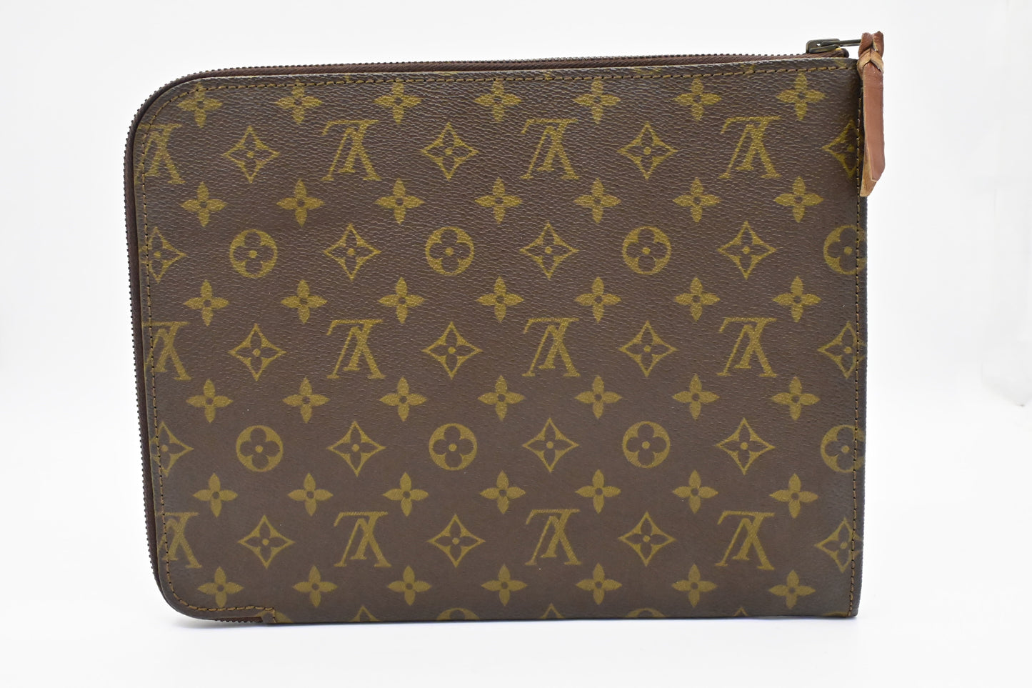 Louis Vuitton Poche Documents Monogram Canvas Handbag