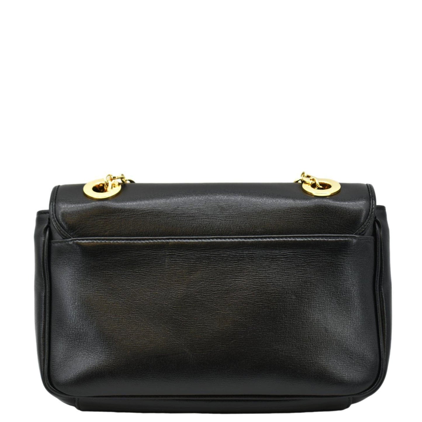 Gucci Linea Marina Chain Shoulder Bag Leather Black