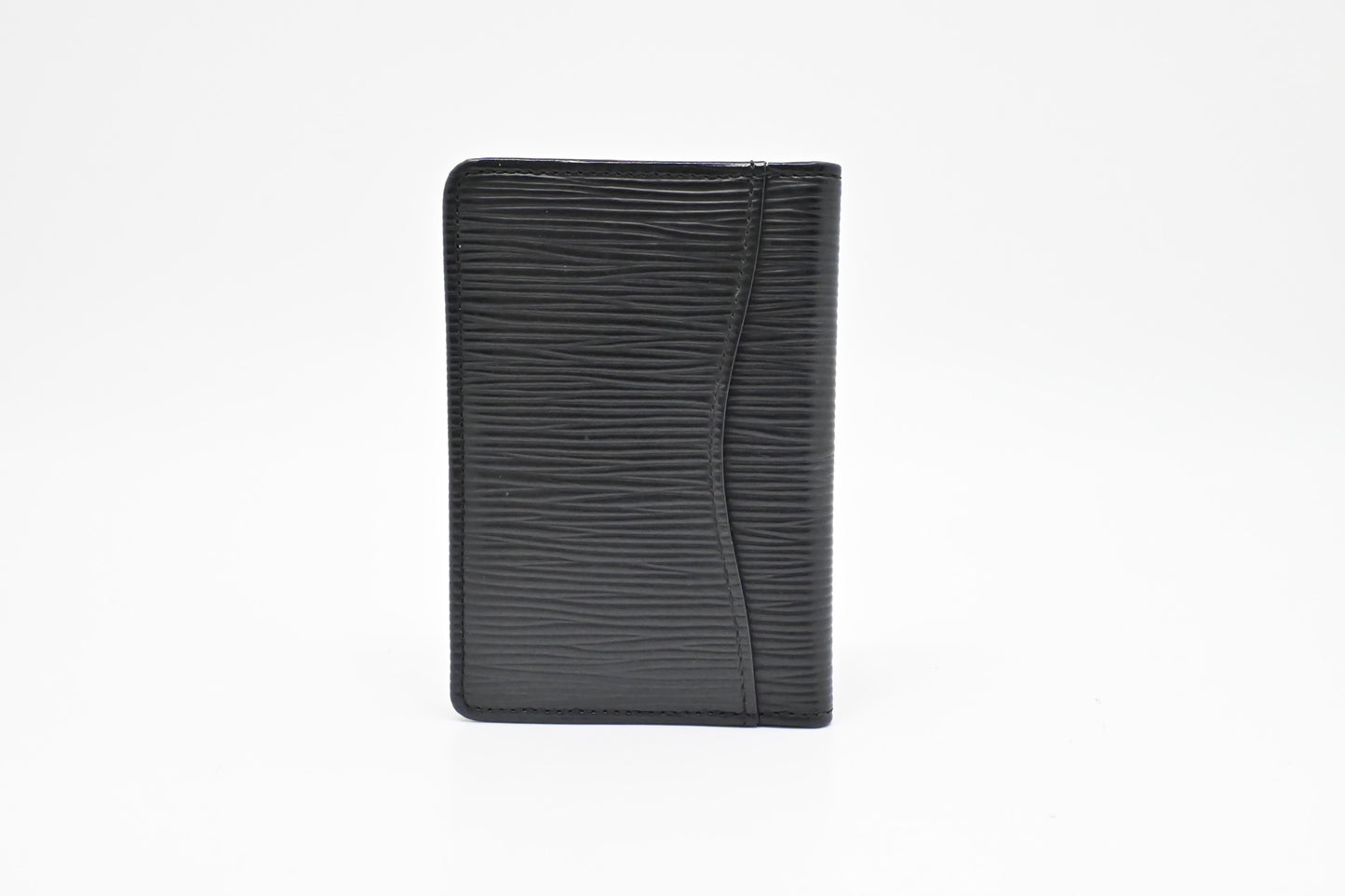 Louis Vuitton Card Epi Leather Black Wallet Case