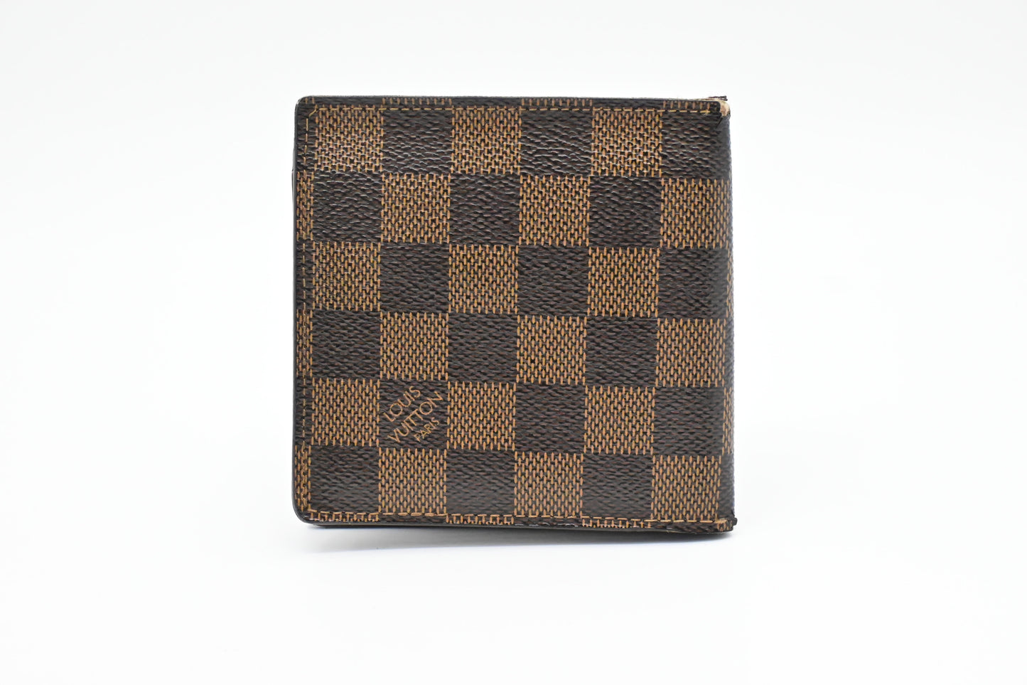 Louis Vuitton Marco Ebene Damier Canvas Wallet Case
