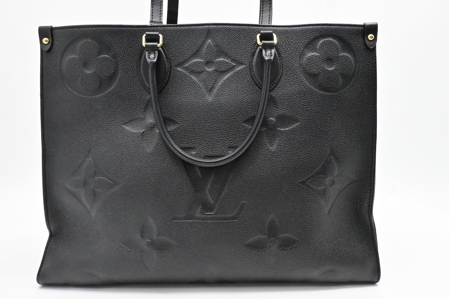 Louis Vuitton OnTheGo GM Empreinte Leather Black Handbag