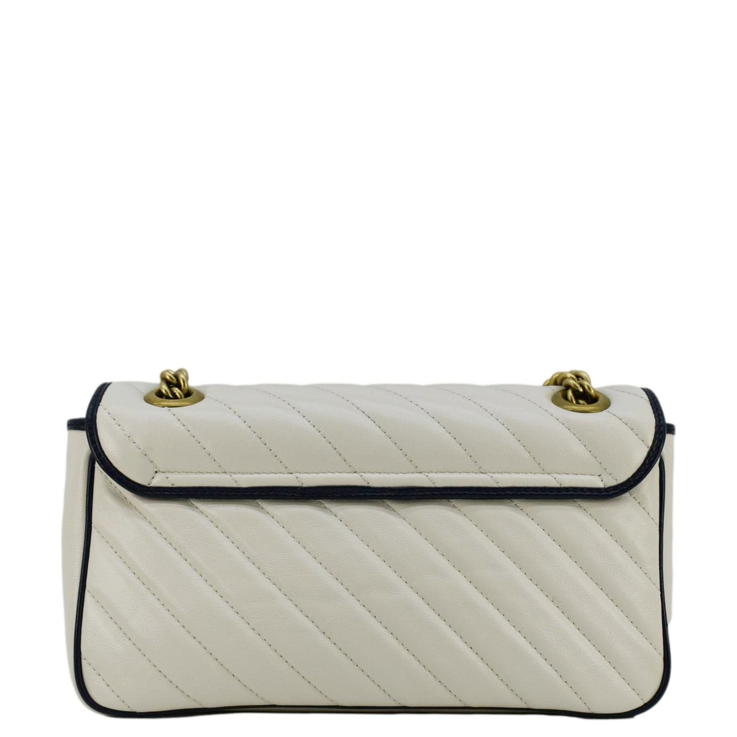 Gucci Marmont Small Diagonal Crossbody Bag Leather Matelasse