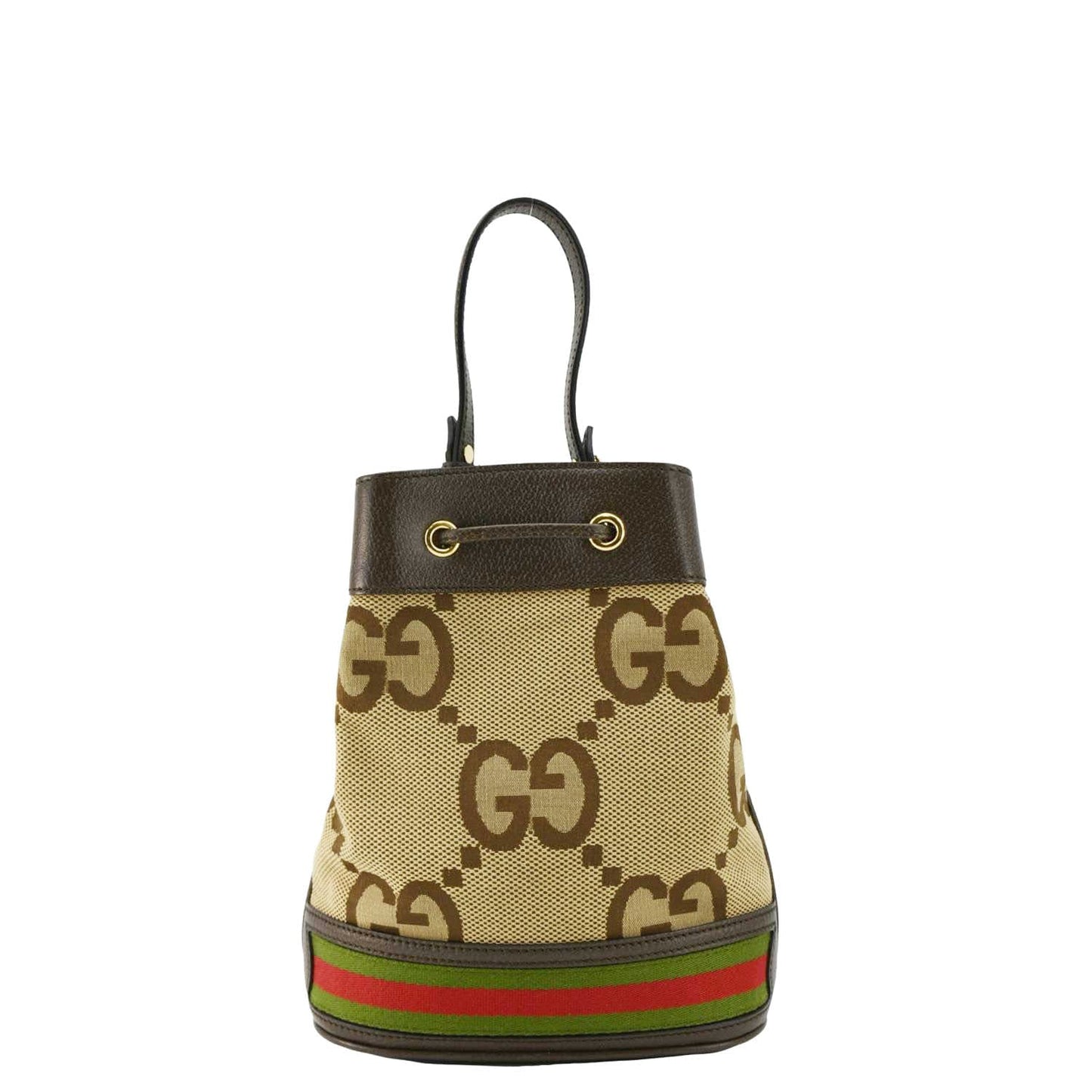 Gucci Ophidia Supreme Bucket Bag Canvas Beige Crossbody Bag