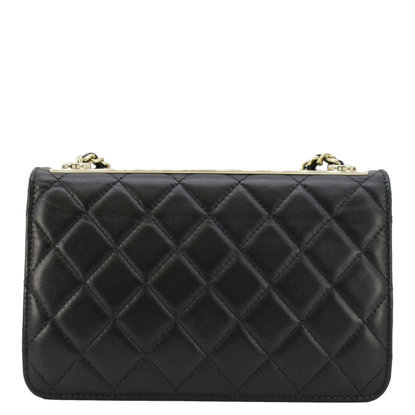 Chanel Trendy CC On Leather Lambskin Black Wallet Case 3