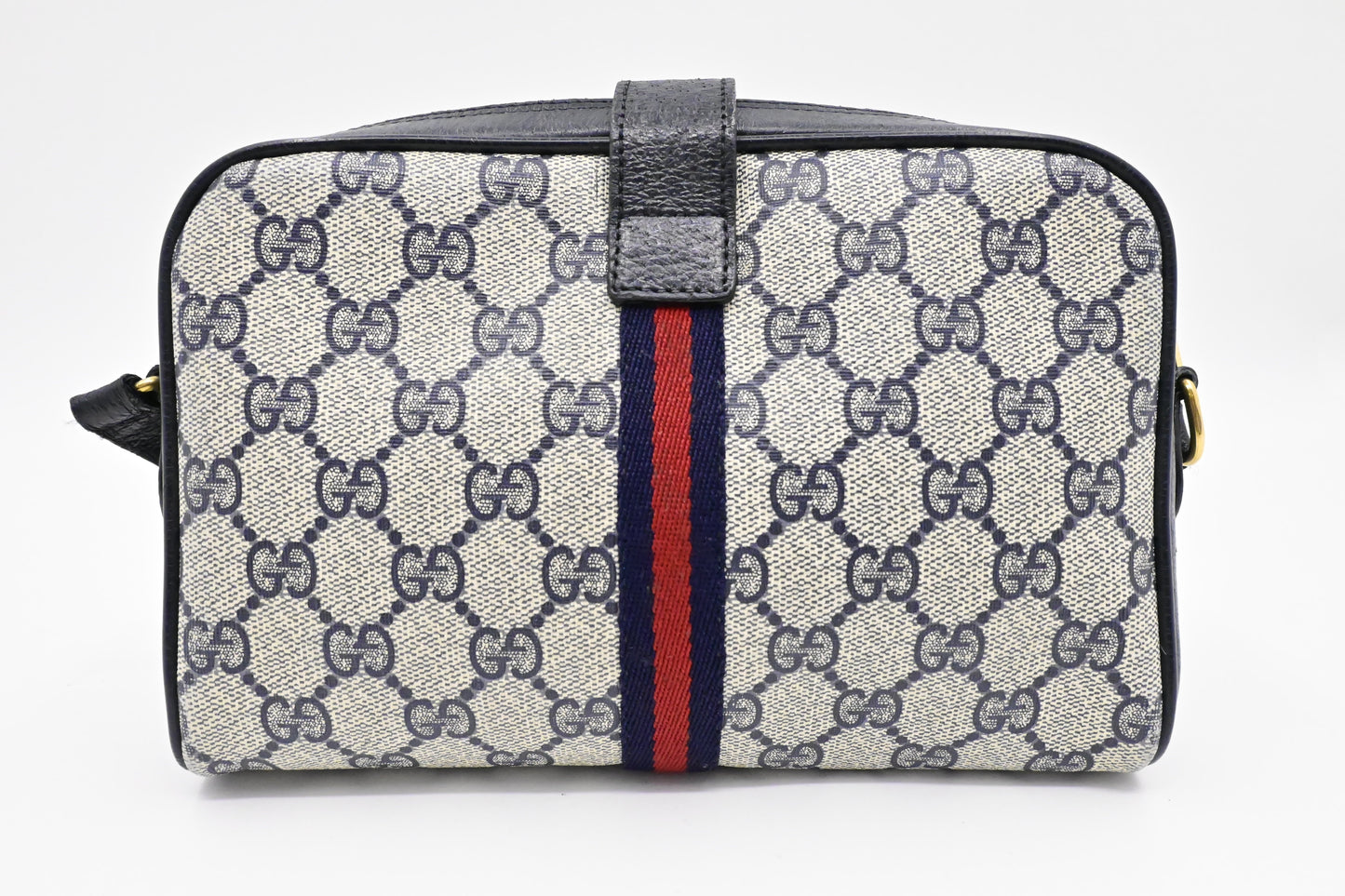 Gucci GG Supreme Canvas Blue Small Crossbody Bag