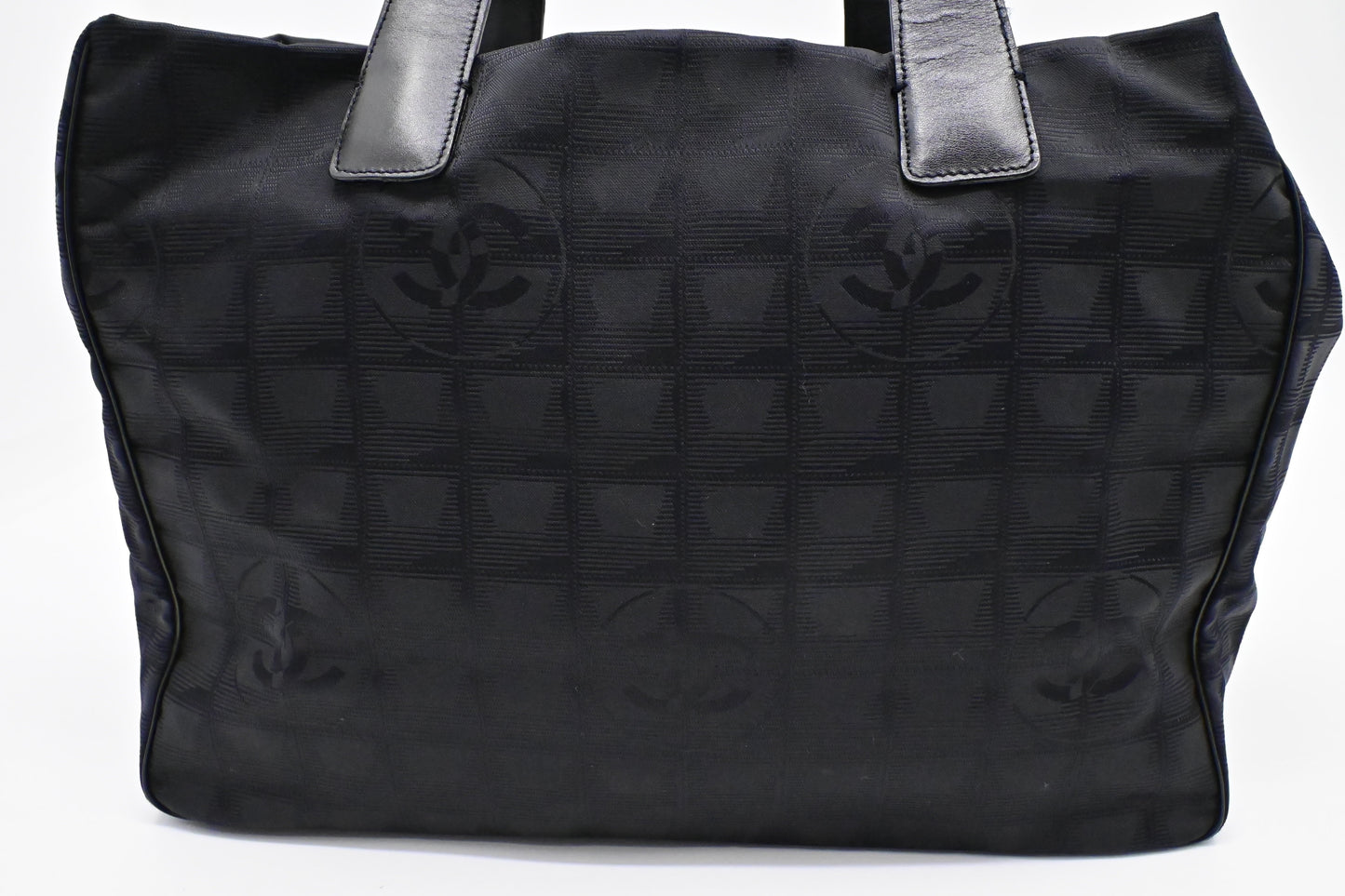 Chanel New Line Black Canvas Travel Bag Canvas 3