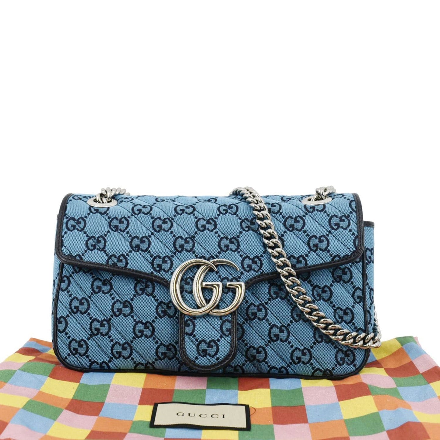 Gucci Marmont Small Shoulder Bag Canvas Matelasse Crossbody Bag